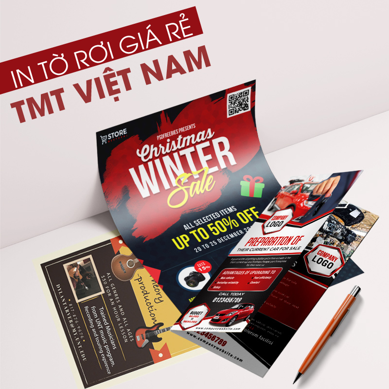 IN TỜ RƠI TỜ GẤP FLYER